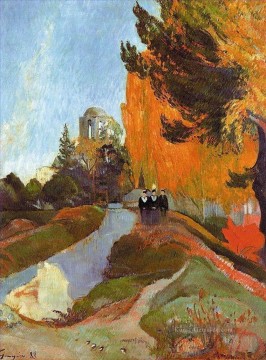 Die Alyscamps Beitrag Impressionismus Primitivismus Paul Gauguin Ölgemälde